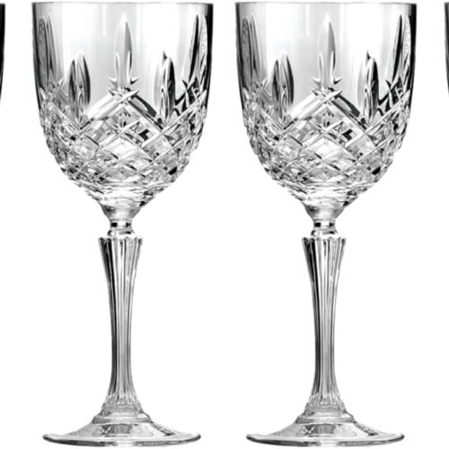 Wine Glasses Set of 4, 12 oz, Clear